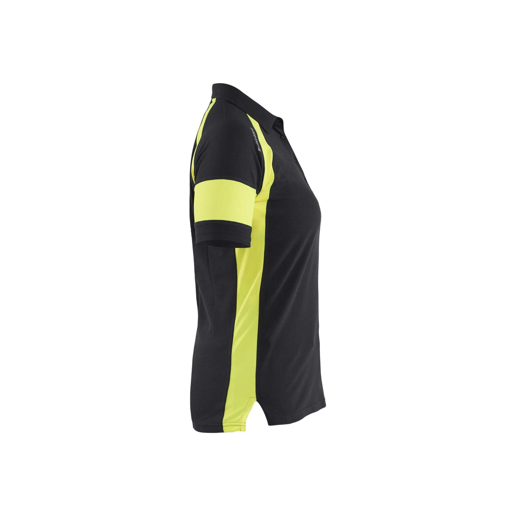 BLAKLADER 35291050 Women's Polo Shirt with Hi vis Hi Vis Reflective Short Sleeve Work Polo WOMEN - 60% Cotton